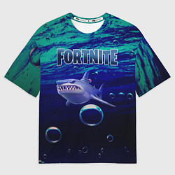 Футболка оверсайз мужская Loot Shark Fortnite, цвет: 3D-принт