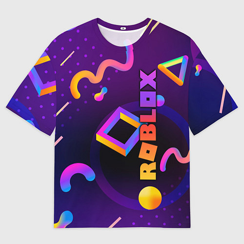 Мужская футболка оверсайз Roblox / 3D-принт – фото 1