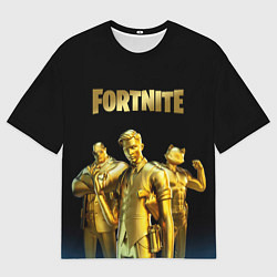 Мужская футболка оверсайз FORTNITE GOLD SQUAD