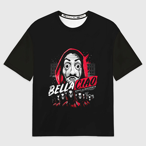 Мужская футболка оверсайз БУМАЖНЫЙ ДОМ / 3D-принт – фото 1