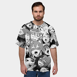 Футболка оверсайз мужская СЕНПАЙ SENPAI, цвет: 3D-принт — фото 2