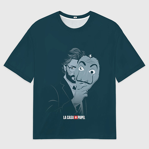 Мужская футболка оверсайз БУМАЖНЫЙ ДОМ / 3D-принт – фото 1