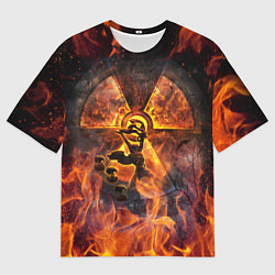 Футболка оверсайз мужская S T A L K E R 2, цвет: 3D-принт