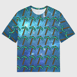 Мужская футболка оверсайз Майнкрафт Кирка