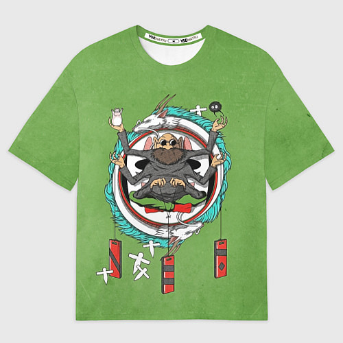 Мужская футболка оверсайз Дедушка Камадзи / 3D-принт – фото 1