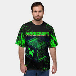 Футболка оверсайз мужская MINECRAFT, цвет: 3D-принт — фото 2