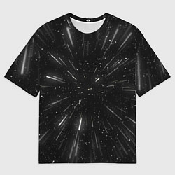 Футболка оверсайз мужская 3D, Космос, цвет: 3D-принт