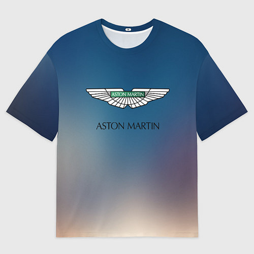 Мужская футболка оверсайз Aston martin / 3D-принт – фото 1