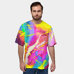 Футболка оверсайз мужская ТИ-ДАЙ, цвет: 3D-принт — фото 2
