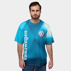 Футболка оверсайз мужская VOLKSWAGEN, цвет: 3D-принт — фото 2
