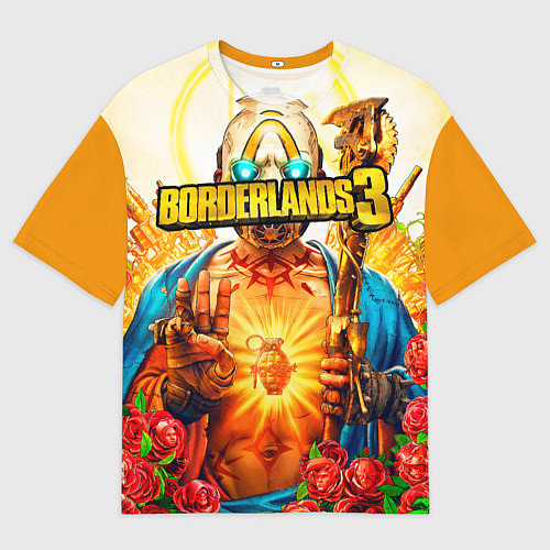 Мужская футболка оверсайз Borderlands 3 / 3D-принт – фото 1