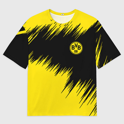 Мужская футболка оверсайз BORUSSIA / 3D-принт – фото 1