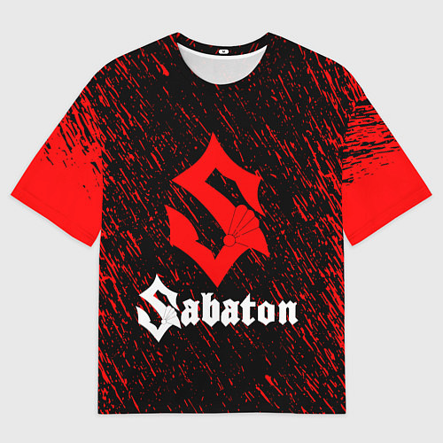 Мужская футболка оверсайз Sabaton / 3D-принт – фото 1