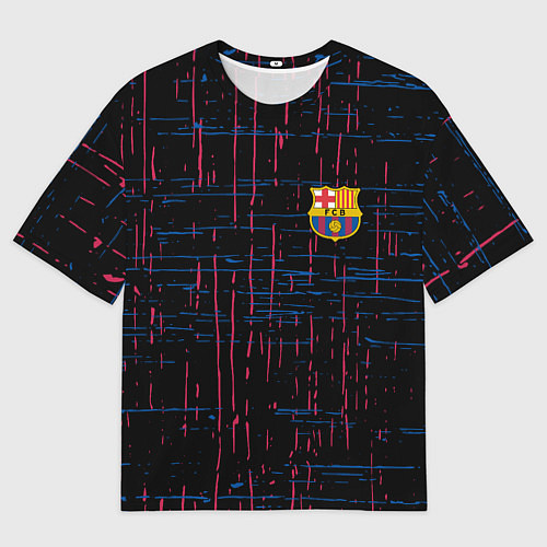 Мужская футболка оверсайз BARSELONA / 3D-принт – фото 1