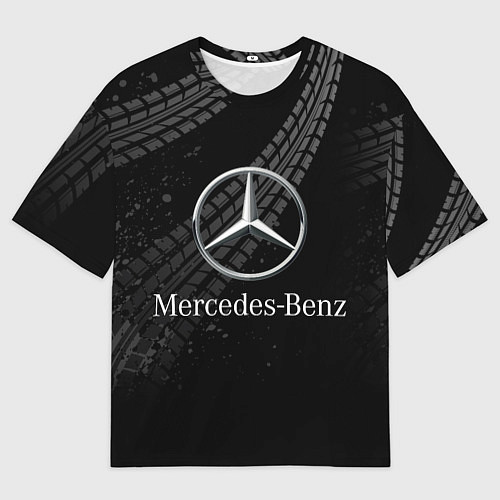 Мужская футболка оверсайз MERCEDES / 3D-принт – фото 1