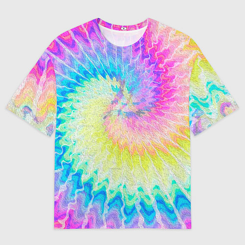 Мужская футболка оверсайз ЛЕТО / 3D-принт – фото 1