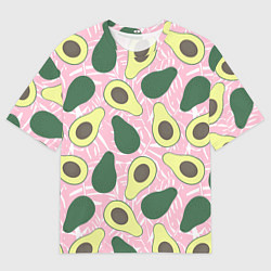 Футболка оверсайз мужская Avocado, цвет: 3D-принт