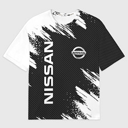 Футболка оверсайз мужская NISSAN, цвет: 3D-принт
