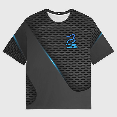 Мужская футболка оверсайз Форма для мотокросса FOX / 3D-принт – фото 1