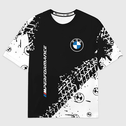 Мужская футболка оверсайз BMW БМВ / 3D-принт – фото 1