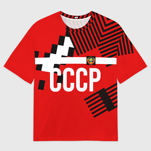 Мужская футболка оверсайз Форма сборной по футболу 1991 / 3D-принт – фото 1