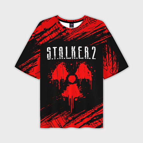 Мужская футболка оверсайз STALKER 2 СТАЛКЕР 2 / 3D-принт – фото 1