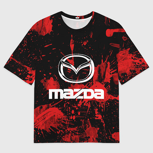 Мужская футболка оверсайз Мазда / 3D-принт – фото 1