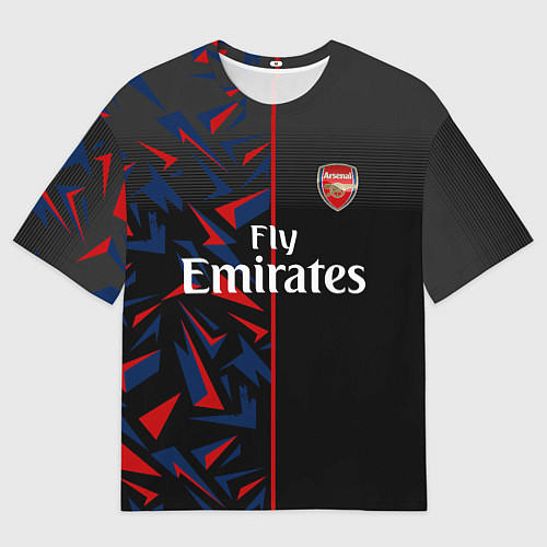 Мужская футболка оверсайз ARSENAL UNIFORM 2020 / 3D-принт – фото 1