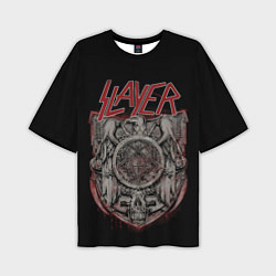 Футболка оверсайз мужская Slayer, цвет: 3D-принт