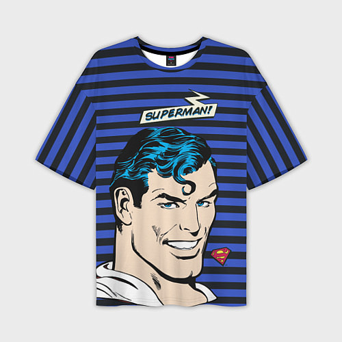 Мужская футболка оверсайз Superman! / 3D-принт – фото 1