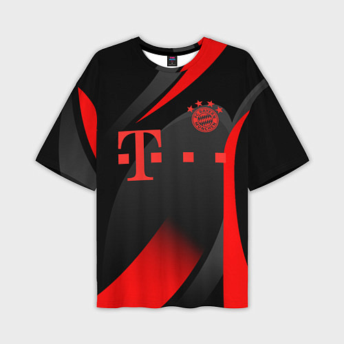 Мужская футболка оверсайз FC Bayern Munchen / 3D-принт – фото 1