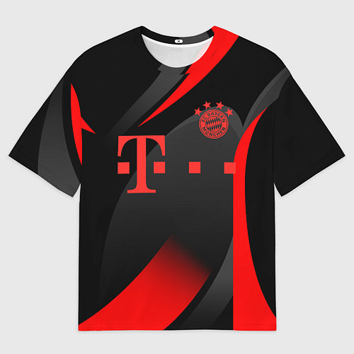 Мужская футболка оверсайз FC Bayern Munchen / 3D-принт – фото 1
