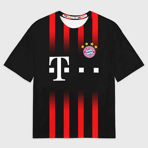 Мужская футболка оверсайз FC Bayern Munchen / 3D-принт – фото 1