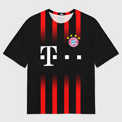 Футболка оверсайз мужская FC Bayern Munchen, цвет: 3D-принт
