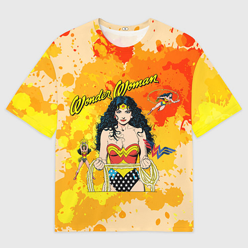 Мужская футболка оверсайз Принцесса амазонок Диана / 3D-принт – фото 1