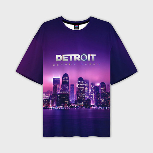 Мужская футболка оверсайз Detroit Become Human S / 3D-принт – фото 1