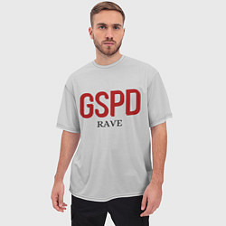 Футболка оверсайз мужская GSPD rave, цвет: 3D-принт — фото 2
