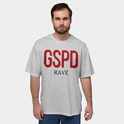 Футболка оверсайз мужская GSPD rave, цвет: 3D-принт — фото 2