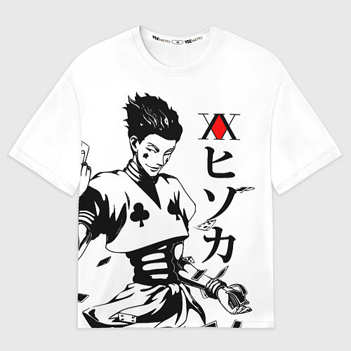 Мужская футболка оверсайз Hunter x Hunter, Hisoka / 3D-принт – фото 1