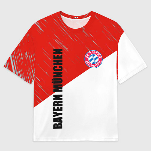 Мужская футболка оверсайз Бавария / 3D-принт – фото 1