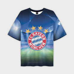 Футболка оверсайз мужская Бавария Мюнхен, цвет: 3D-принт