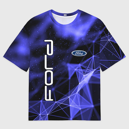 Мужская футболка оверсайз FORD / 3D-принт – фото 1