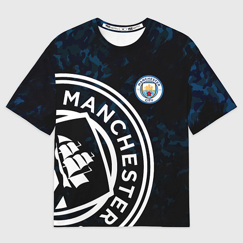 Мужская футболка оверсайз Manchester City / 3D-принт – фото 1
