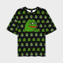 Футболка оверсайз мужская Frog Pepe, цвет: 3D-принт