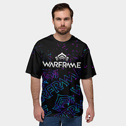 Футболка оверсайз мужская WARFRAME ВАРФРЕЙМ, цвет: 3D-принт — фото 2