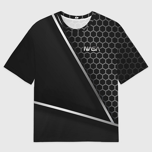 Мужская футболка оверсайз NASA / 3D-принт – фото 1