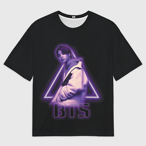 Мужская футболка оверсайз BTS / 3D-принт – фото 1