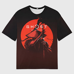 Футболка оверсайз мужская Ghost of Tsushima, цвет: 3D-принт