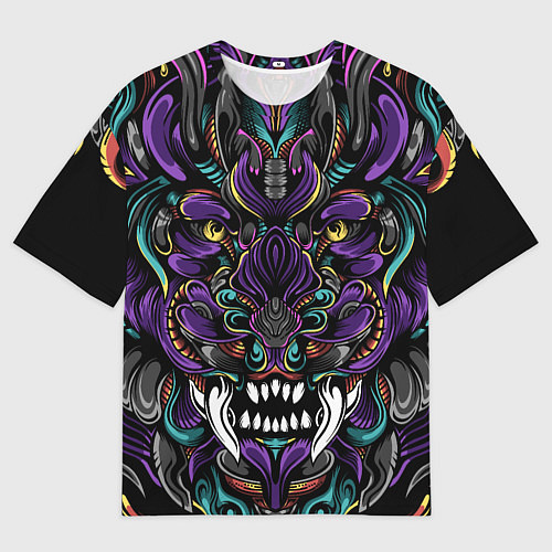 Мужская футболка оверсайз Царь Зверей / 3D-принт – фото 1