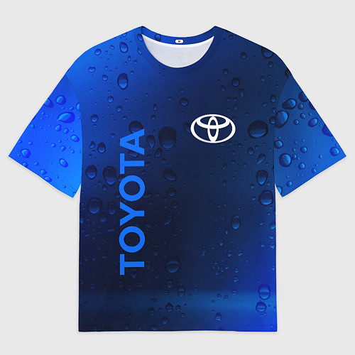 Мужская футболка оверсайз TOYOTA ТОЙОТА / 3D-принт – фото 1